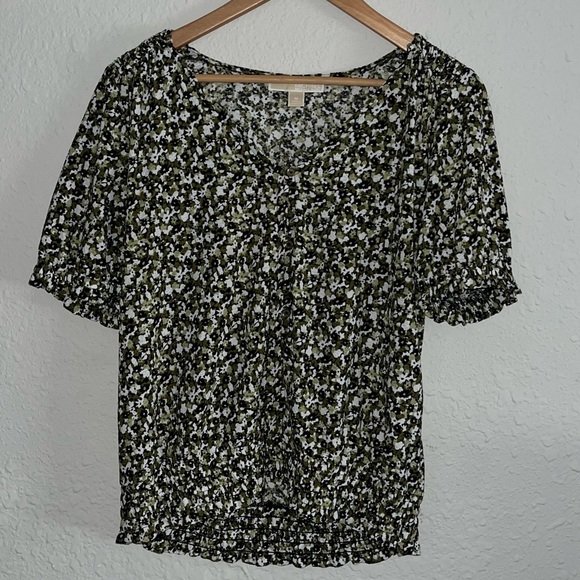 Michael Kors Floral Blouse - Picture 2 of 8